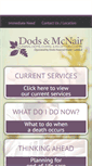 Mobile Screenshot of dodsandmcnair.com